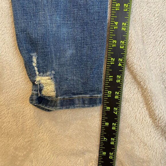 KanCan Womens Jeans Size 27 Distressed Skinny Blue Denim Cotton/Spandex - Picture 4 of 16
